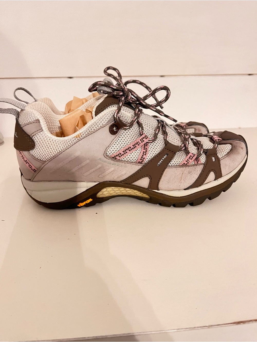 Merrell Siren Sport Hiking Shoes Elephant Pink Women’s 8 Vibram